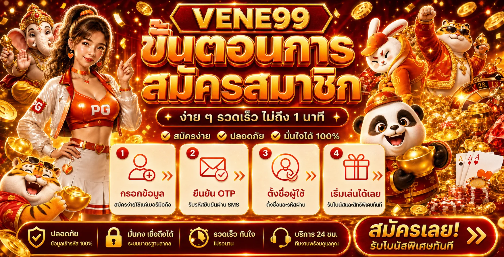 โปรโมชั่นแนะนำ vene99